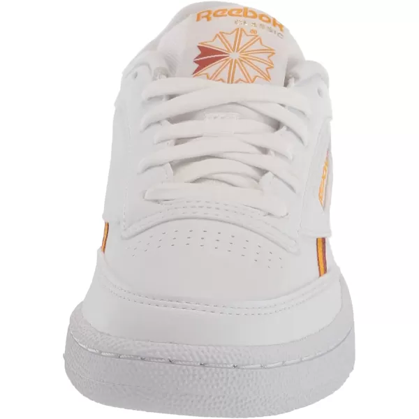 imageReebok Mens Club C SneakerWhiteCollegiate GoldBaked Earth