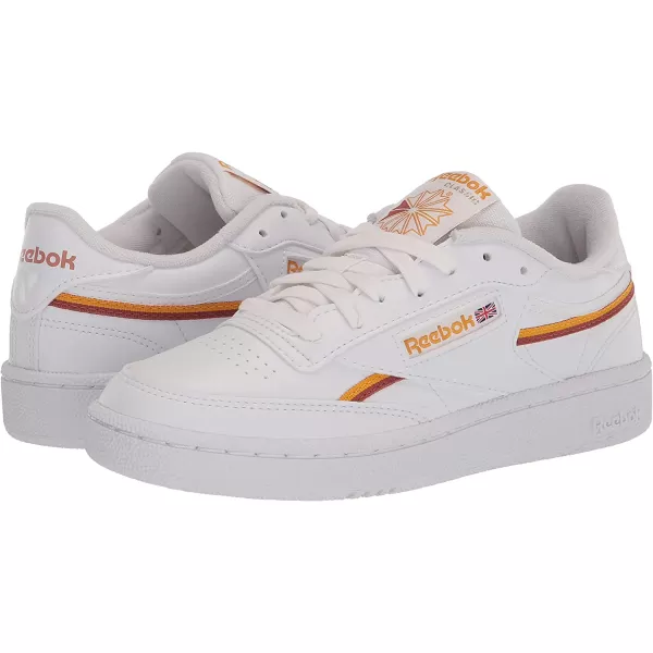 imageReebok Mens Club C SneakerWhiteCollegiate GoldBaked Earth