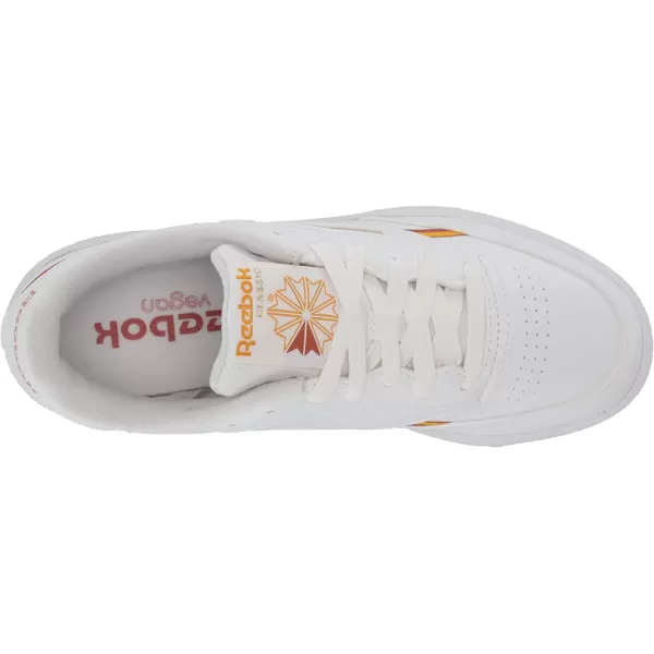 imageReebok Mens Club C SneakerWhiteCollegiate GoldBaked Earth