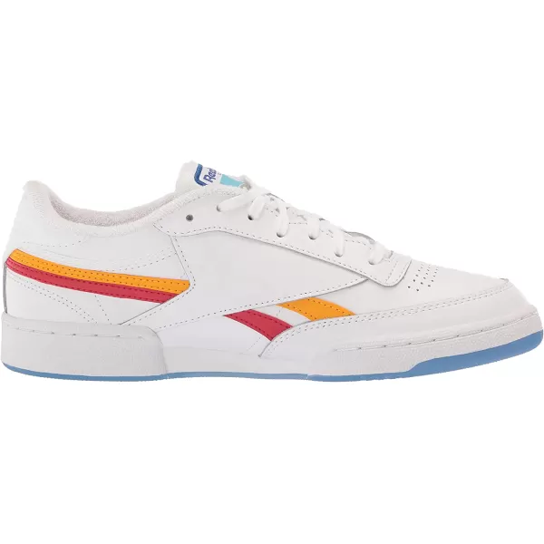 imageReebok Mens Club C SneakerWhiteCollegiate GoldVector Red