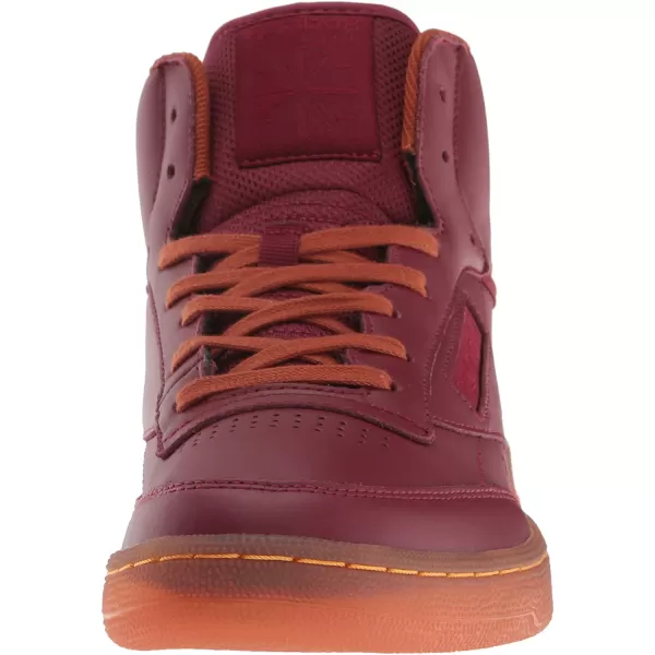 imageReebok Mens Club C Sneakers in Merlot Ginger Paperwhite and RBK BrassGum