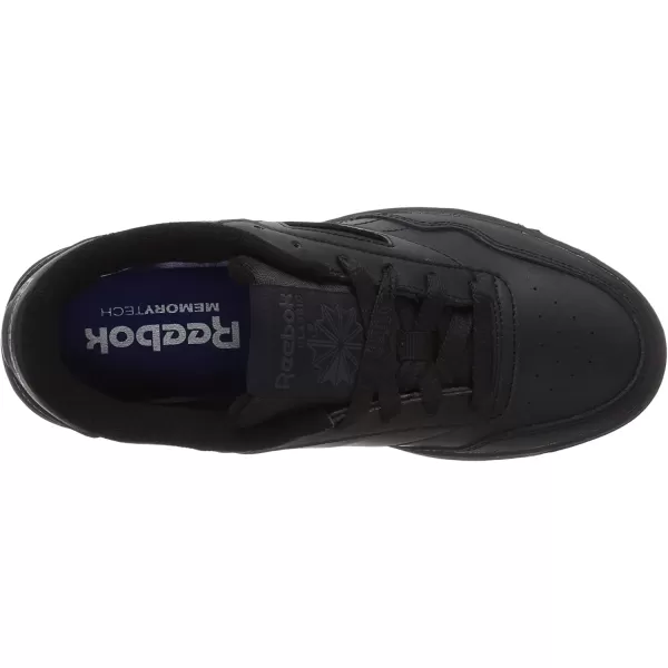 imageReebok Mens Club MEMT SneakerBlackDark Heather GreySolid Grey Wide