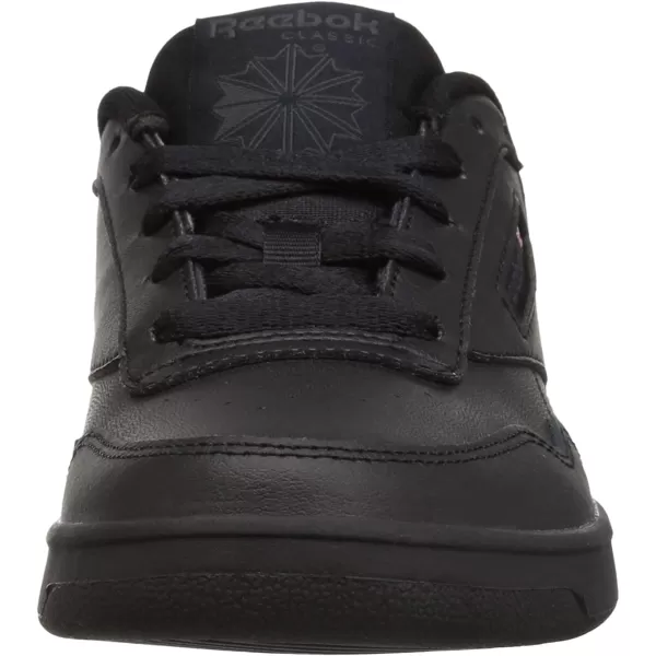 imageReebok Mens Club MEMT SneakerBlackDark Heather GreySolid Grey Wide