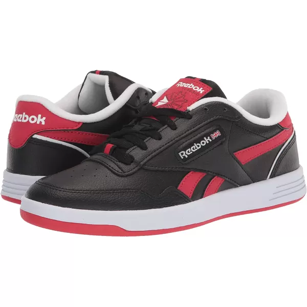 imageReebok Mens Club MEMT SneakerBlackVector RedWhite