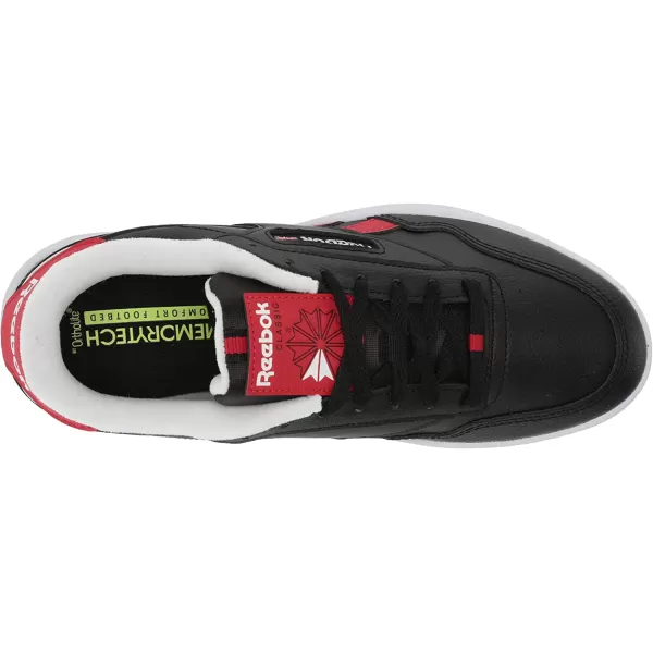 imageReebok Mens Club MEMT SneakerBlackVector RedWhite
