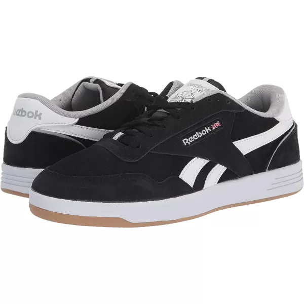 imageReebok Mens Club MEMT SneakerBlackWhite Cross CheckPure Grey