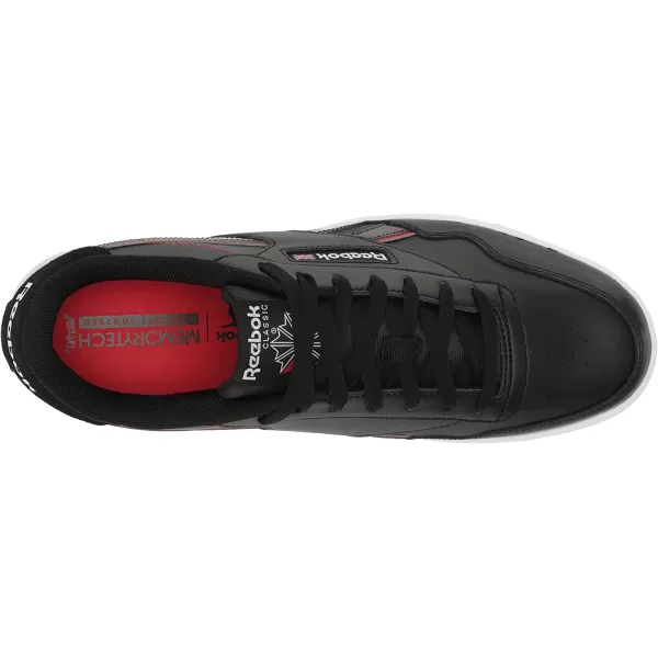 imageReebok Mens Club MEMT SneakerBlackWhiteVector Red