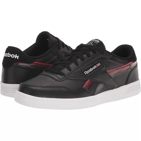 imageReebok Mens Club MEMT SneakerBlackWhiteVector Red