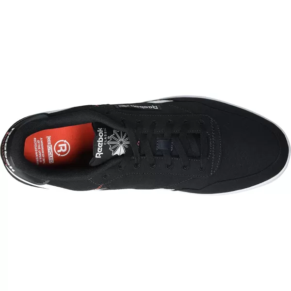 imageReebok Mens Club MEMT SneakerNight BlackDynamic RedWhite
