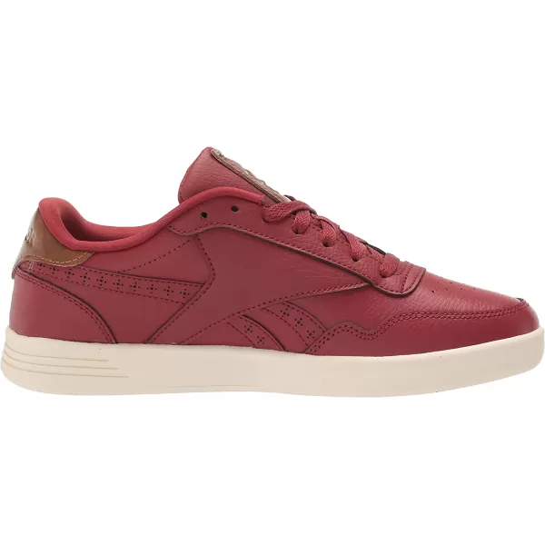 imageReebok Mens Club MEMT SneakerRed EmberWhiteWild Brown