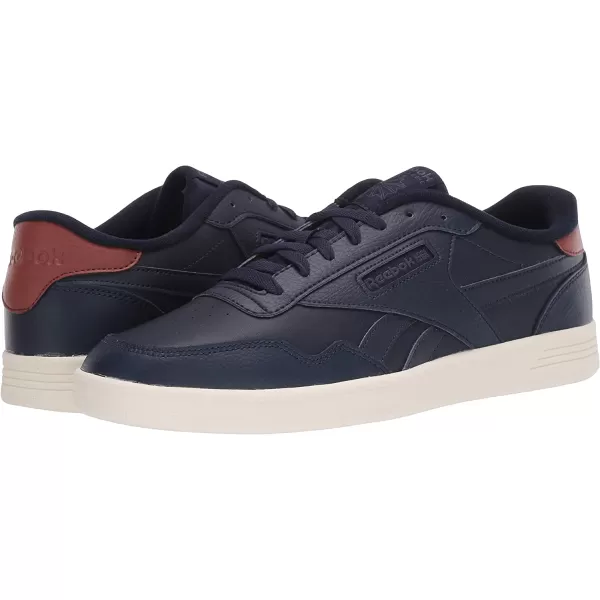 imageReebok Mens Club MEMT SneakerVector NavySmoky IndigoBoulder Brown