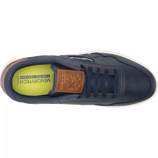 imageReebok Mens Club MEMT SneakerVector NavyWhiteWild Brown