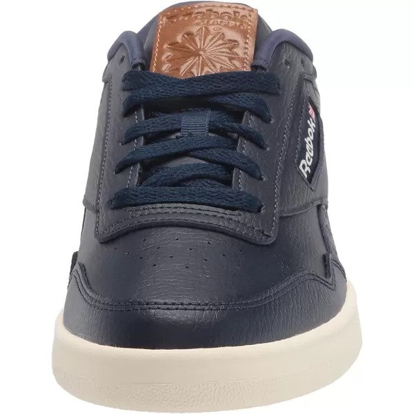 imageReebok Mens Club MEMT SneakerVector NavyWhiteWild Brown