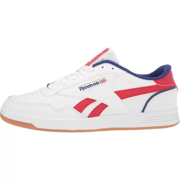 imageReebok Mens Club MEMT SneakerWhiteClassic Cin StockaltVector Red