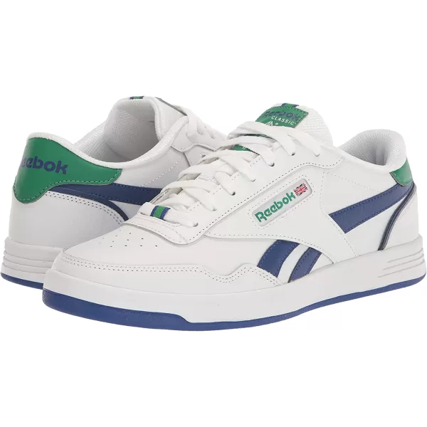 imageReebok Mens Club MEMT SneakerWhiteClassic CobaltGlen Green