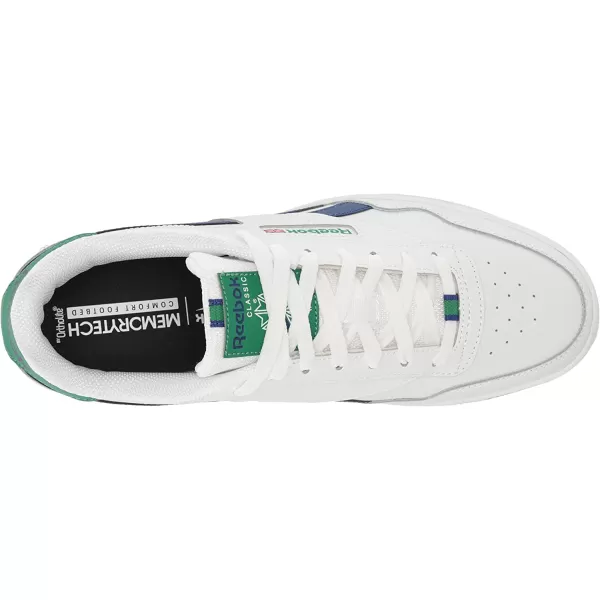 imageReebok Mens Club MEMT SneakerWhiteClassic CobaltGlen Green