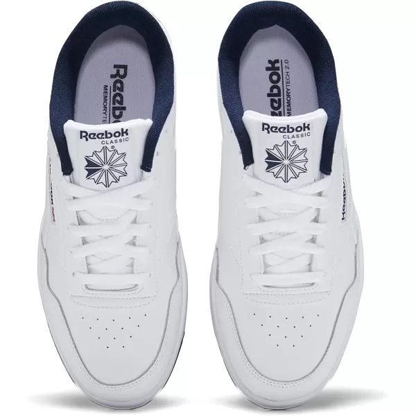 imageReebok Mens Club MEMT SneakerWhiteCollegiate NavyWhite 1