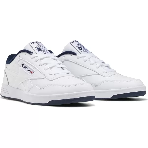 imageReebok Mens Club MEMT SneakerWhiteCollegiate NavyWhite 1