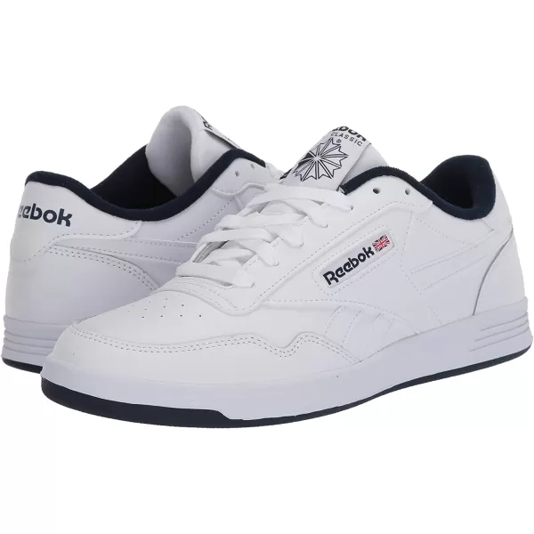 imageReebok Mens Club MEMT SneakerWhiteCollegiate NavyWhite 1