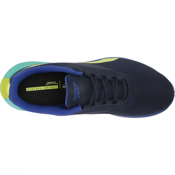 imageReebok Mens Energen Plus Running Shoe NavyYellowCobalt