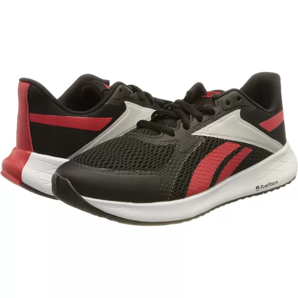 imageReebok Mens Energen Plus Running ShoeCore BlackPure Grey 3Vector Red