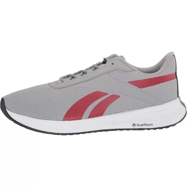 imageReebok Mens Energen Plus Running ShoePure Grey 4Ftwr WhiteVector Red