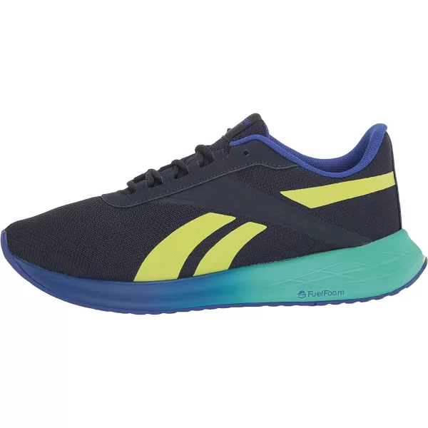 imageReebok Mens Energen Plus Running ShoeVector NavyAcid YellowBright Cobalt