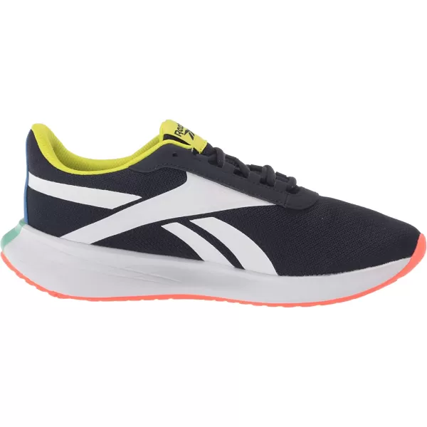 imageReebok Mens Energen Plus Running ShoeVector NavyWhiteAcid Yellow