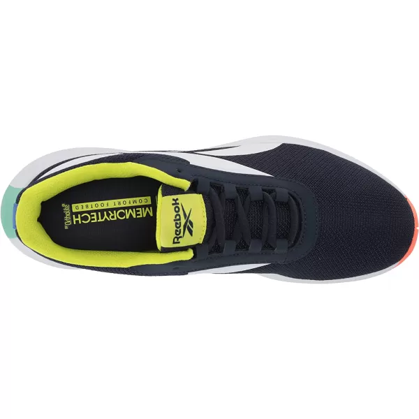 imageReebok Mens Energen Plus Running ShoeVector NavyWhiteAcid Yellow