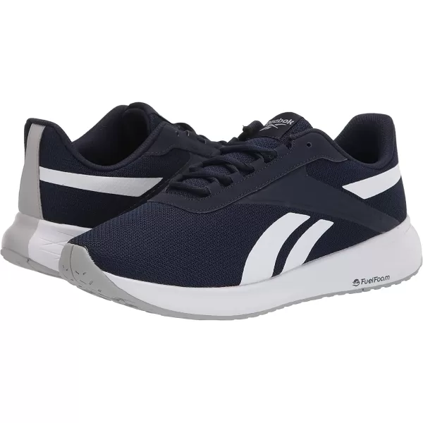 imageReebok Mens Energen Plus Running ShoeVector NavyWhitePure Grey