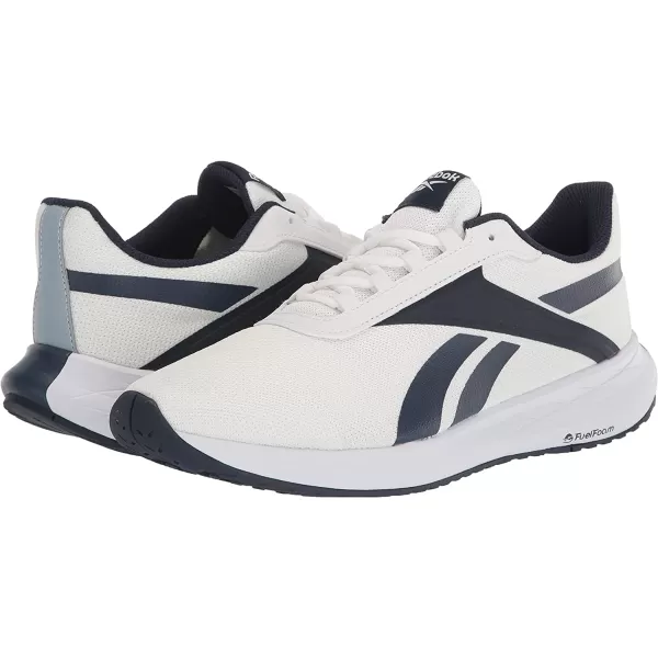 imageReebok Mens Energen Plus Running ShoeWhiteVector NavyGable Grey