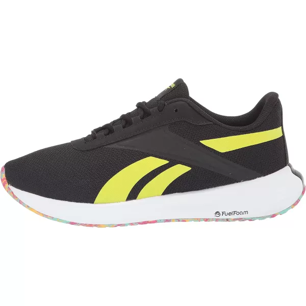 imageReebok Mens Energen Running Shoe in BlackWhiteAcid Yellow