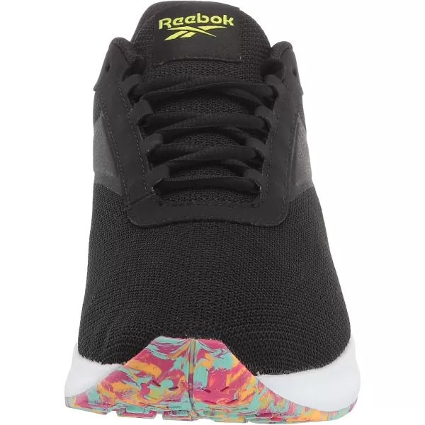 imageReebok Mens Energen Running ShoeBlackWhiteAcid Yellow