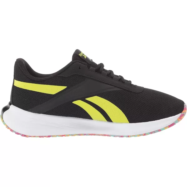 imageReebok Mens Energen Running ShoeBlackWhiteAcid Yellow