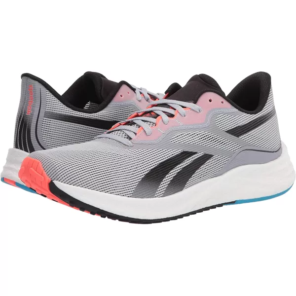 imageReebok Mens Floatride Energy 30 Running Shoe in Cold Grey Core Black and Orange Flare