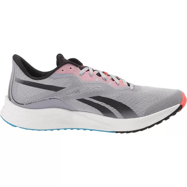 imageReebok Mens Floatride Energy 30 Running Shoe in Cold Grey Core Black and Orange Flare