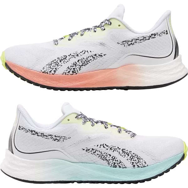 imageReebok Mens Floatride Energy 30 Running Shoe in Ftwr WhiteTwisted CoralDigital Glow