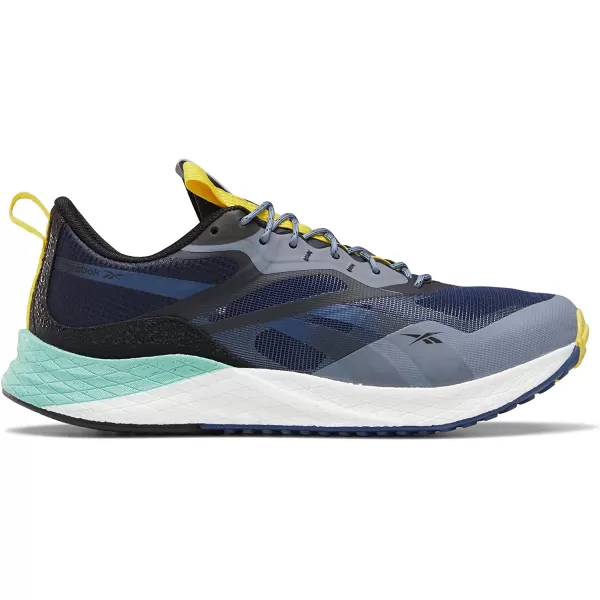 imageReebok Mens Floatride Energy 30 Running ShoeBatik BlueSemi Pixel MintBoldly Yellow