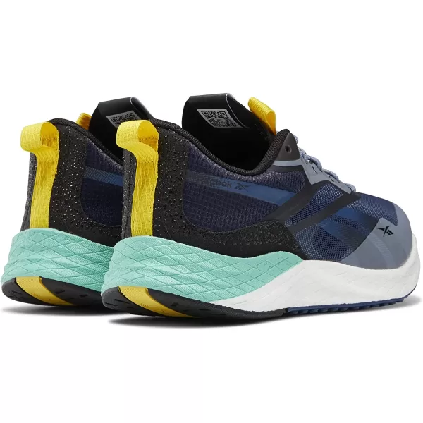 imageReebok Mens Floatride Energy 30 Running ShoeBatik BlueSemi Pixel MintBoldly Yellow