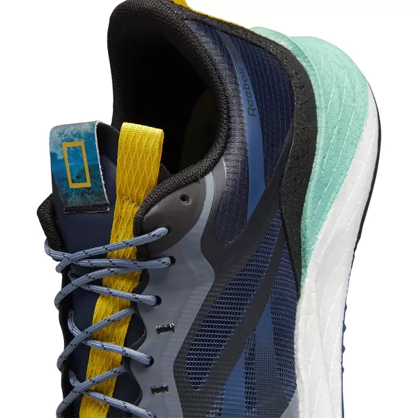 imageReebok Mens Floatride Energy 30 Running ShoeBatik BlueSemi Pixel MintBoldly Yellow