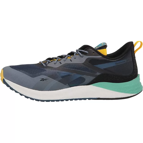 imageReebok Mens Floatride Energy 30 Running ShoeBatik BlueSemi Pixel MintBoldly Yellow