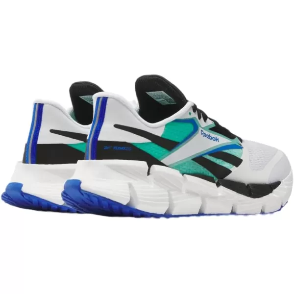 imageReebok Mens Floatzig 1 SneakerFootwear WhiteBlackCyber Mint