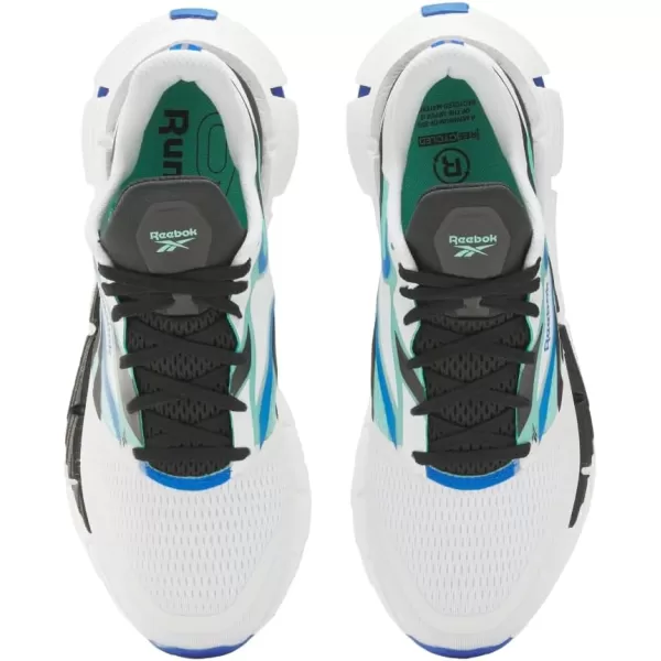 imageReebok Mens Floatzig 1 SneakerFootwear WhiteBlackCyber Mint