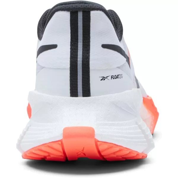 imageReebok Mens Floatzig 1 SneakerFootwear WhiteOrange FlareCore Black