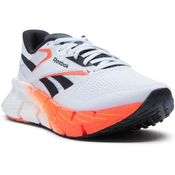 imageReebok Mens Floatzig 1 SneakerFootwear WhiteOrange FlareCore Black
