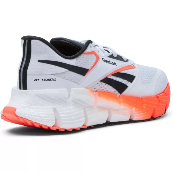 imageReebok Mens Floatzig 1 SneakerFootwear WhiteOrange FlareCore Black