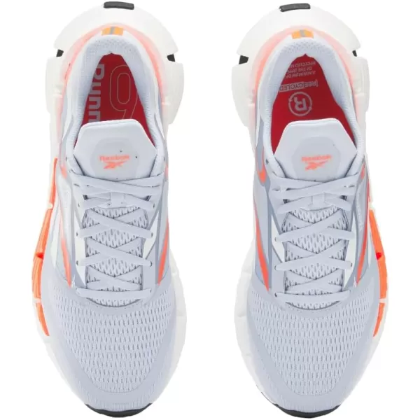 imageReebok Mens Floatzig 1 SneakerPale BlueFootwear WhiteOrange Flare