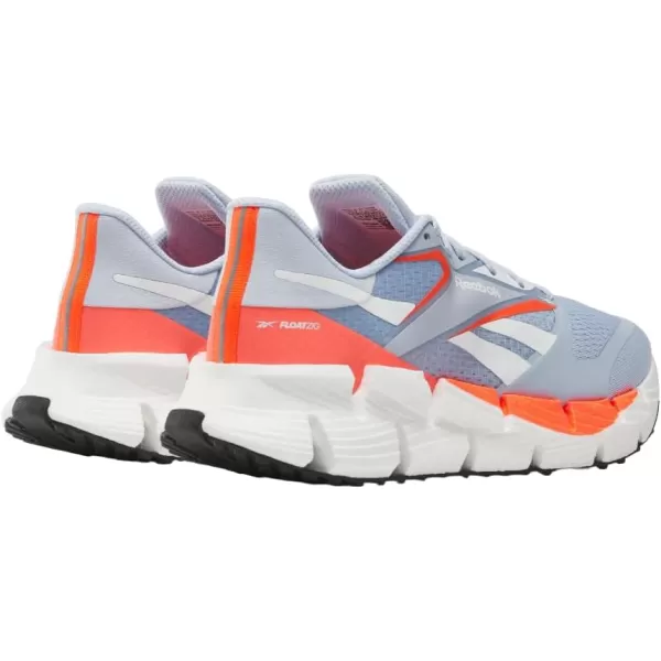 imageReebok Mens Floatzig 1 SneakerPale BlueFootwear WhiteOrange Flare