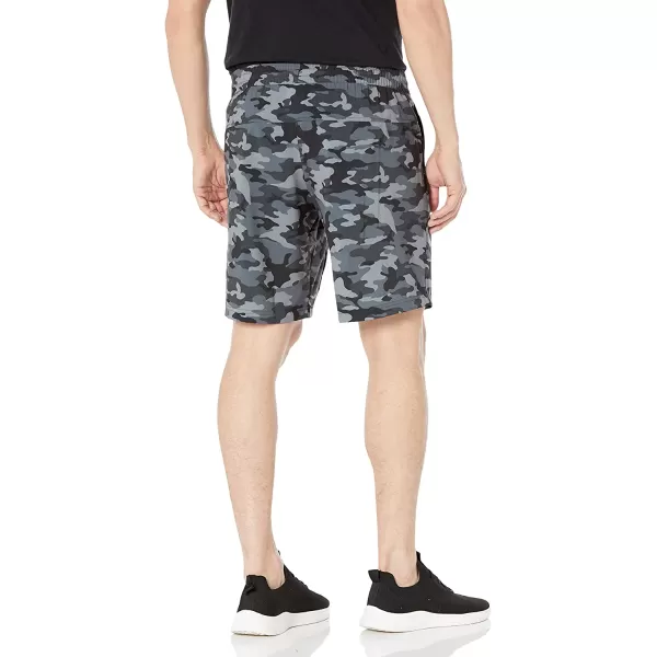 imageReebok Mens Graphic Shorts BlackGrey All Over Camo Print