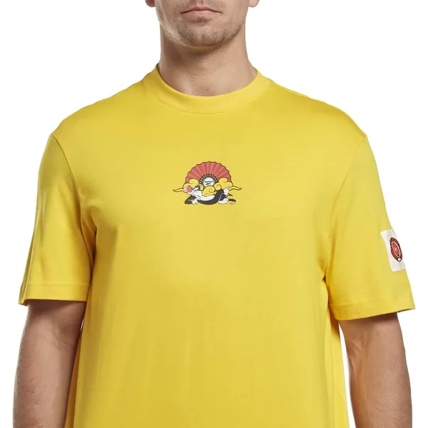 imageReebok Mens Graphic Tee  Always Yellow with Looney Tunes Graphic